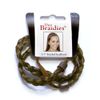 Mia Thin Braidie Headband Braided Synthetic Hair on Elastic Rubberband, Classic, Pretty Hair Accessory for Women, Teens, Girls - Light Brown