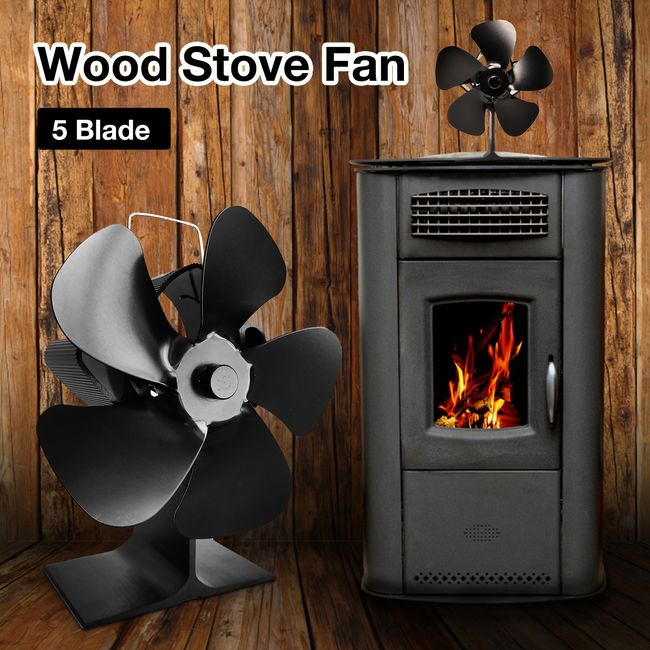 Black Anodizing Eco-Friendly Mini Heat Powered Stove Fan Fireplace Fan -  China Stove Fan, Fan