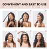 Kitsch Satin Heatless Curling Set - Hair Rollers for Heatless Curls | Heatless Hair Curlers & Hot Rollers | Hair Curlers To Sleep In | Heatless Curling Rod Headband | Heatless Curler (Charcoal)