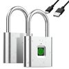 Waterproof Fingerprint Padlock Keyless Lock Rechargeable Smart Lock Gym Locker