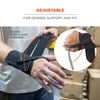 Ergodyne ProFlex 4010 Double-Strap Right Wrist Support, Black, Medium
