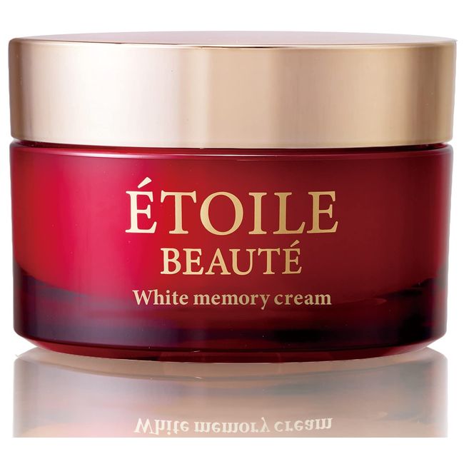 ETOILE BEAUTE White Memory Cream, All-in-One Gel, Made in Japan, 1.8 oz (50 g), Active Ingredient, Arbutine (Whitening), Dipotassium Glycyrrhizinate (Anti-Inflammatory) Formulated with Basic Cosmetics, Beauty Serum, Milky Lotion, Cream