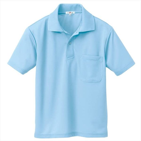 AITOZ #AZ-10579 Quick-Drying (Cool Comfort) Short Sleeve Polo Shirt [Dry] #AZ-10579 Saxe 6L