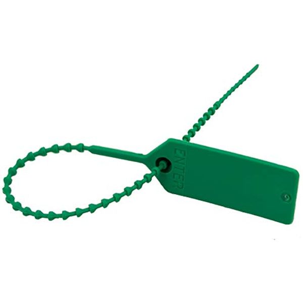 FSSS Ltd SECURITY FIRE SAFETY SUITCASE TAG TAMPER SEALS X 50 GREEN
