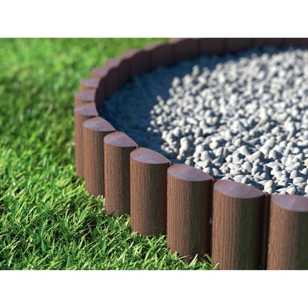 Cellfast Lawn Edging Palisade Brown14,4 Meter