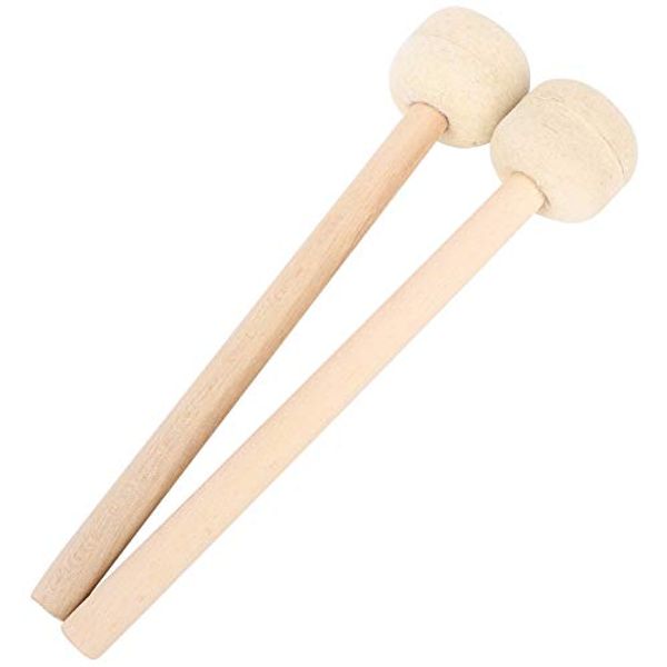 Bnineteenteam Trommel Schlägel, Trommelstock aus Holz Trommelstock mit hochwertigem Holzgriff für Schlagzeugpercussion Drumsticks Percussion Instrumental Zubehör