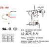 ZE-110 Pull Chain SWITCH 3 way & 3 wire fan ZING EAR Brass Harbor Breeze 0101870
