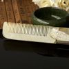 Yak Horn Foldable Beard Combs for Men Pocket Fine Tooth Mustache Combs Small Portable Folding Hair Bangs Comb for Women Girls