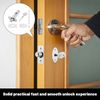 Internal Door Lock With Keys - 2 PCS Anti-Theft Bolt Locks for Doors and Windows - Security Lock