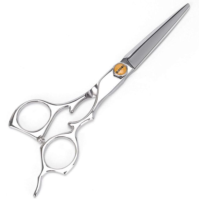 Professional Hair Cutting Scissors - 6.5" Deluxe Ultra Sharp Barber & Salon Scissors/Shears by QOOQI - Japanese Stainless Steel