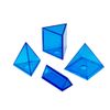 hand2mind Blue Power Geometric Solids (Set of 12)