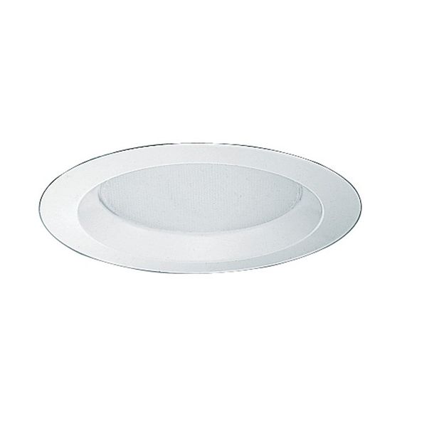 Juno Lighting 20-PW 6-Inch Albalite Trim with Reflector with Torsion Springs, Plastic White