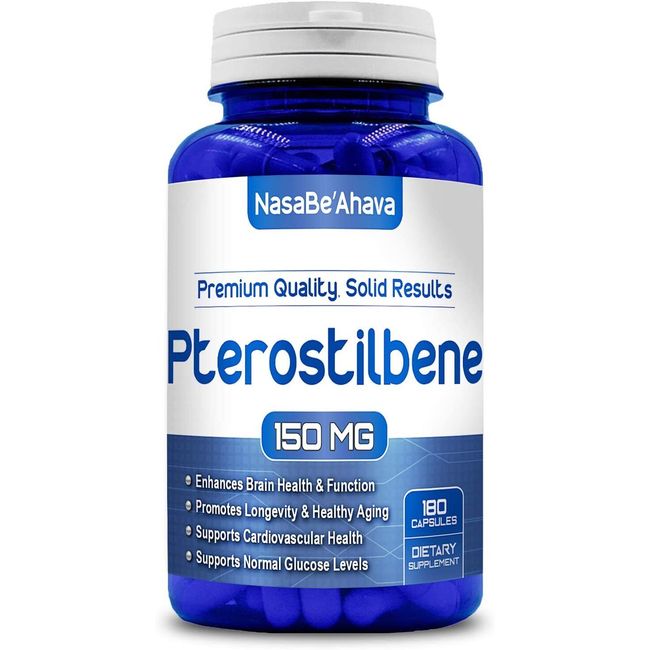 NASA Beahava Pterostilbene 150mg 180 Capsules