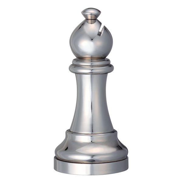 Eureka-Hanayama-Cast Chess Silver Bishop (Bishop) 1