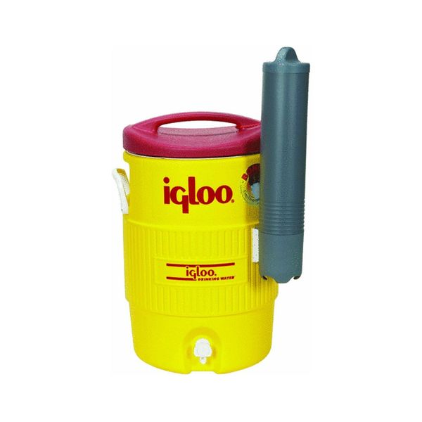 Igloo 400 Series 5-Gallon Beverage Cooler with Cup Dispenser - Maintains Ice for 3 Days in 90°F