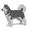 JEKCA Alaskan Malamute 01S-M03 | Plastic Building Blocks | Age 14+