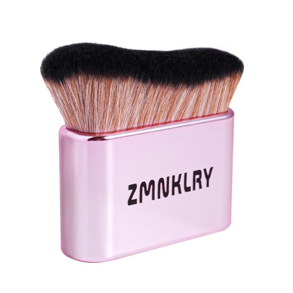 zmnklry Self Tanner Brush, Make Up Kabuki Brush, Sunscreen Application Tanning Brush, Kabuki Brush for Self Tanner,Tanning Brush for Self Tan, Body Self Tanning Brush, Rose Gold Self Tan Brush