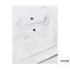 Natural Smile Zip Up Scrub, white/navy, M