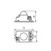 PIR Motion Movement Radar Sensor Automatic Light Door Alarm Security Switch Ceiling Surface Wall Mounted 10 Meter Range Detection