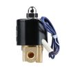 U.S. Solid 1/8" Brass Electric Solenoid Valve 12V DC Normally Closed NBR