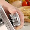 Manual Pasta Maker Machine Pasta Roller and Cutter Adjustable Thickness Settings