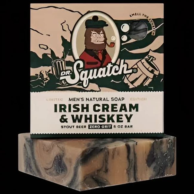 Dr. Squatch Limited Edition All Natural Bar Soap for Men with Medium Grit,  Mars Bar