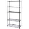 5 Tier Wire Shelves Unit Adjustable Metal Shelf Storage Rack for Kitchen Home