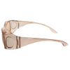 Meogard On Glasses, One Size Fits All, Light Brown, UV Protection