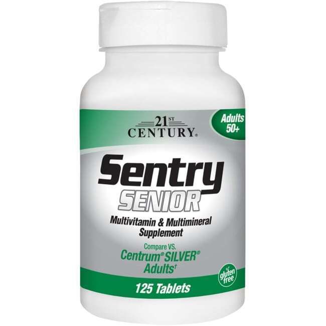 21st Century Sentry Senior - Adults 50+ 125 Tabs