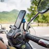 Quad Lock Motorcycle/Scooter/Moped Mirror Stem Mount for iPhone, Galaxy Pixel and Universal Adapters