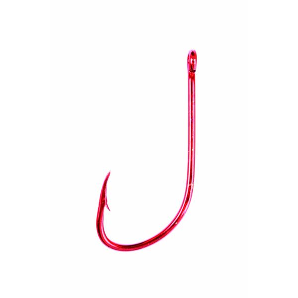 Eagle Claw Classic Hook (10-Pack), Size 6, Red