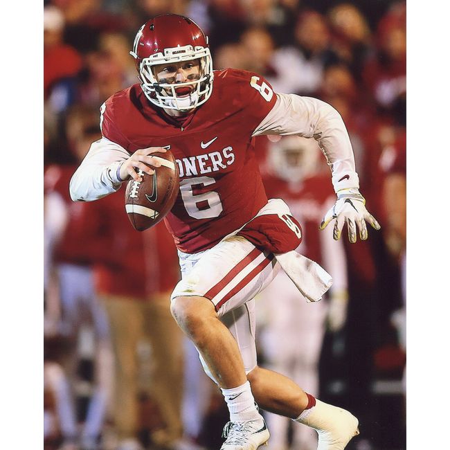 BAKER MAYFIELD OKLAHOMA SOONERS FOOTBALL 8X10 SPORTS ACTION PHOTO (FF)