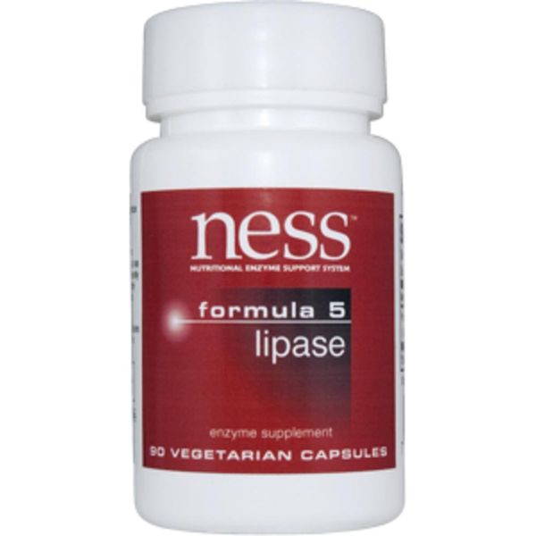 NESS Enzymes Lipase #5 90 caps