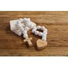 Mud Pie Terracotta Wood Beads, Tan