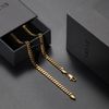 VEXXS Men's Gold Chain Flat Cut014