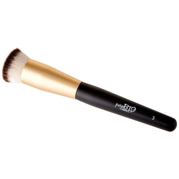 PuroBio Flat Kabuki Facial Brush, No. 03
