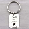 Personalized Keychain with Name Engraved Key Chains for Men Custom