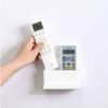 joyjorya TV Remote Control Holder Wall Mounted, Sticky Remote Tidy Caddy Organizer White