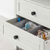 Amerdeco 10 Pack Matte Black Cabinet Knobs Single Hole Cabinet Pulls 1.2 Inch Diameter Round Drawer Knobs and Pulls for Bathroom Cabinets AM006