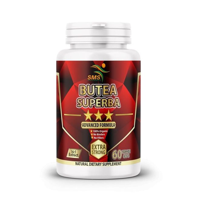 BUTEA SUPERBA PILLS MEN FULL SPECTRUM RED KWAO KRUA ORGANIC USA