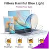 Oversized Square Blue Light Blocking Glasses Computer Gray Frame Eyeglasses