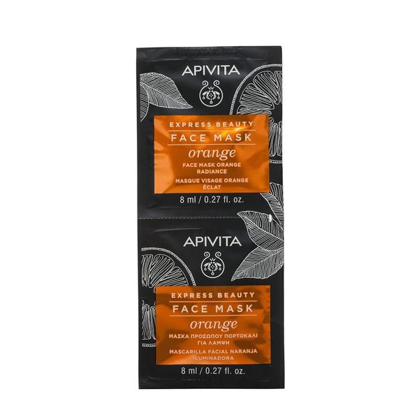 Apivita, Orange Face Mask, 2x8 ml