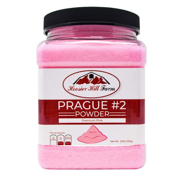 Prague Powder No. 2 (#2), Pink Curing Salt by Hoosier Hill Farm, 2.5 LB (Pack of 1)