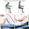 Back Support Brace Lower Lumbar Belt Sitting Posture Corrector Adjustable Unisex