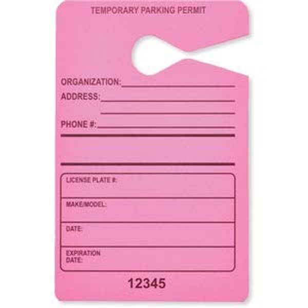 Tatco Information Sign - 50 / Pack - 3.5" Width x 5.5" Height - Fluorescent Pink