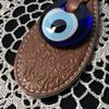 Amulet Amulet ★ Nazar Bonjou ★ Leather Key Ring 【Brown】