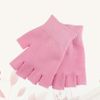SUPVOX Finger Touch Screen Gloves Gel Heals Dry Skin and Cracked Hands Fingerless Moisturizing Gloves (Pink)