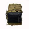 Tactical Molle Admin Pouch Multi-Purpose Laser-Cut Utility Pouch Modular EMT EDC Organizer Tool Pouch Bag (Black)