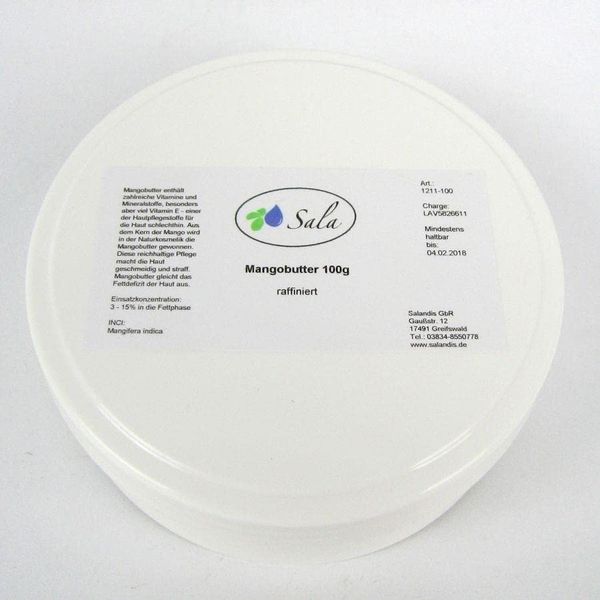 Sala Mango Butter Refined (100 g Tub)