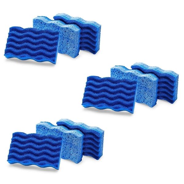 Libman Non-Scratch Easy-Rinse Sponge | 3-Count (Pack of 3)
